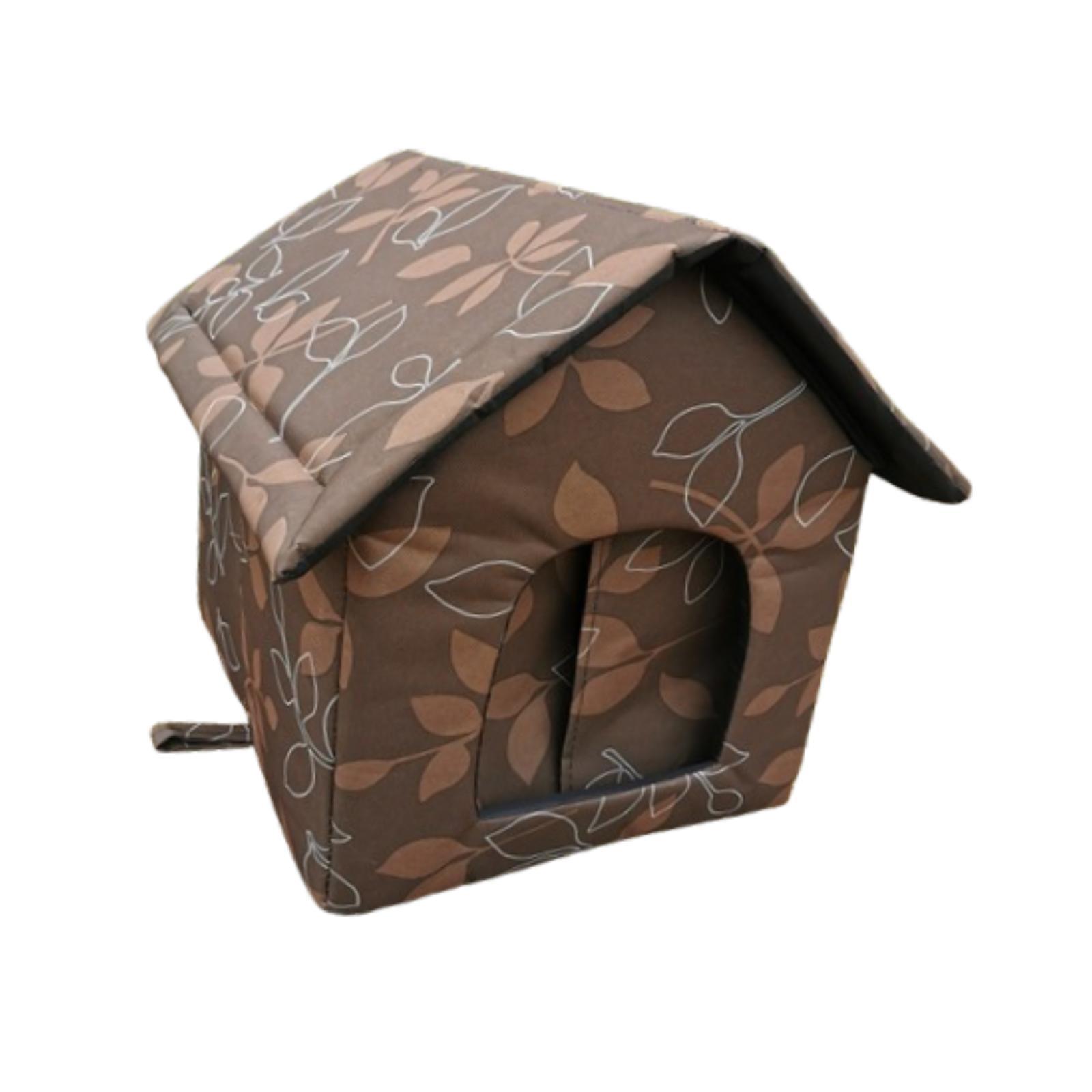 Ioensy - Casa Para Gatos Al Aire Libre, Cueva Para Gatitos, Refugio Impermeable Para Gatos Callejeros, Perros Y Cachorros, M