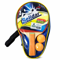 Linea Sport - Set De Ping Pong Con 2 Paletas, Pelotas Y Estuche
