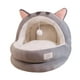 thumbnail image 3 of Cama Para Gatos Cueva Fondo Antideslizante Resistente Al Desgaste Gatos De Interior Semicerrado Nido Para Gatos Gris M, 3 of 5