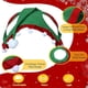 thumbnail image 3 of Vestir de Navidad de Elfo - Disfraz de Navidad para caballos y jinetes - Cubierta de casco de Elfo Sombrero de caballo de estilo navideño, suministros de caballo para mascotas, de pie, suelt, 3 of 3