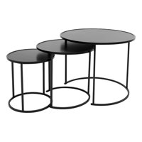 Genérico - Set 3 Mesa Centro Decorativa Auxiliar Diseño Moderno Jhn