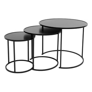 Genérico - Set 3 Mesa Centro Decorativa Auxiliar Diseño Moderno Jhn