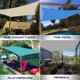 thumbnail image 2 of Toldo de Sombra Windscreen4less 3 x 4,3 m Beige con Protección UV, 2 of 8