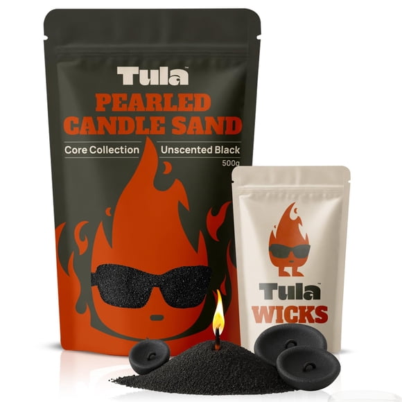 Kit Para Hacer Velas Tula Cera Perlada 500 G Con 20 Mechas