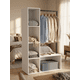 thumbnail image 3 of Closet Organizador Ropa Con Perchero LagoMuebles 80x40x140cm, 3 of 6