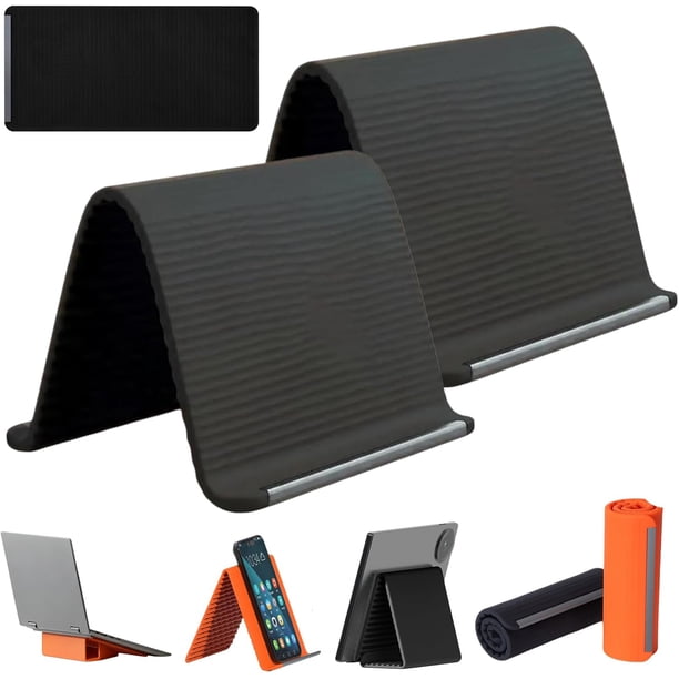 Soporte móvil silicona plegable portátil mejora ultrafino base escritorio viaje
