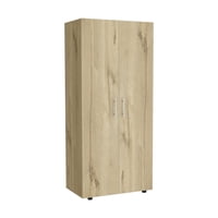 Fmfurniture - Closet 2 Puertas Fm-021C - Café Claro