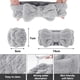 thumbnail image 5 of Diadema de spa para lavarse la cara y correa de muñeca a juego, diadema difusa para el cuidado de la piel para adolescentes y niñas, diadema suave para maquillaje facial para niños, 5 of 5