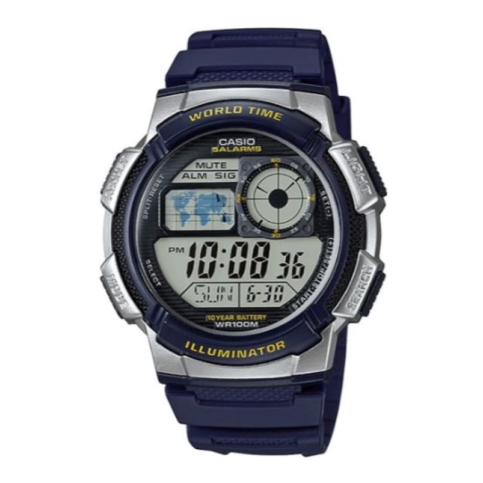 Reloj Digital Azul Casio Ae-1000w-2av