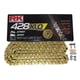 thumbnail image 1 of Cadena Reforzada Moto 428 X 140 Dorada Con Oring Japonesa Rk, 1 of 3