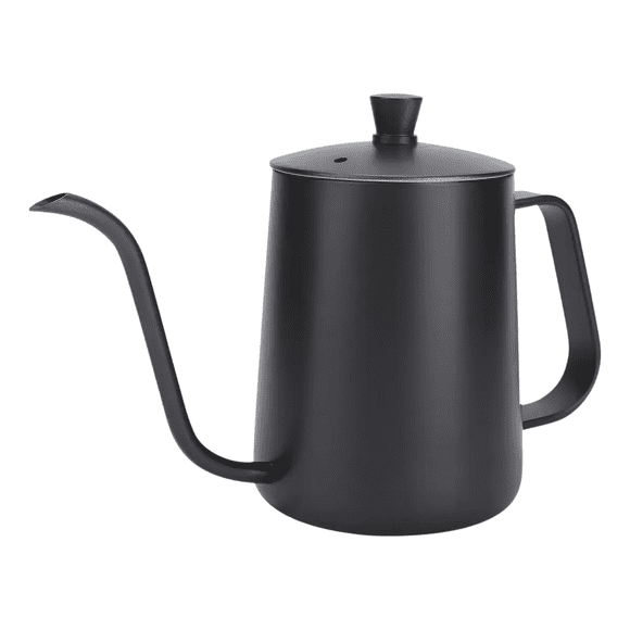 Tetera Cuello De Cisne Belug  De Acero Inoxidable Negro 600ml Negros