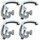 thumbnail image 1 of API Clamps Juego de 4 Abrazaderas Plateadas para Toyota Tacoma 2005+, 1 of 2