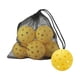 thumbnail image 2 of 6 Pelotas De Pickleball De 74 Mm Con Bolsa De Malla Para Canchas De Tenis/madera/hormigón Amarillo, 2 of 3