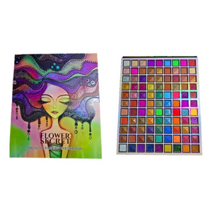 Genérico - Paleta De Sombras Fashion Eyeshadow 99 Colores Flower Secret