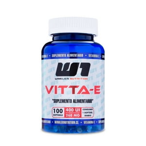 Winkler Nutrition - Vitamina E Vitta E 100 Softgels 100 Porciones