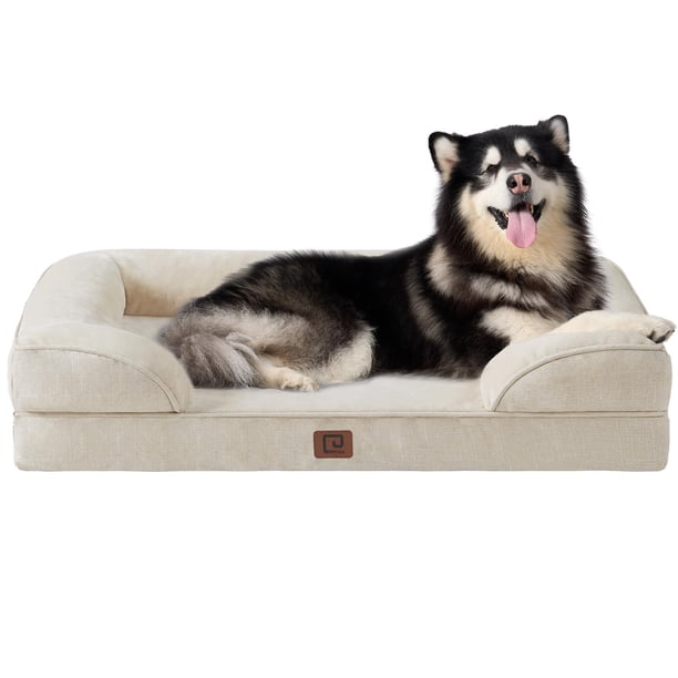 Cama ortopédica para perros EHEYCIGA, extragrande, de espuma viscoelástica impermeable