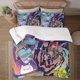 thumbnail image 1 of Bravest Woriors 3-Piece Bedding Set For Kids Boys Girls Adult Cartoon Warm Cute Fashion Holiday Present Gift Bed Sheets, 1 of 5