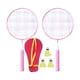thumbnail image 4 of Juego de bádminton y tenis para niños Raquetas de tenis Pelotas de bádminton resistentes Raquetas de tenis para niños Raqueta de bádminton para niñas Rosa, 4 of 5