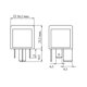 thumbnail image 2 of Minirelé Bosch 0986332002, normal, abierto, 4 pines, 12 V, 70 A, 2 of 9