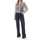 thumbnail image 2 of INSPIRE CHIC Chaqueta Bomber Transparente para Mujer Cuello Simulado Cremallera Chaqueta Ligera Gris L, 2 of 6