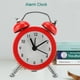 thumbnail image 3 of Mini reloj despertador digital portátil de 3 pulgadas, de metal, con batería, ideal para estudiantes, color rojo, 3 of 8