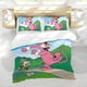 thumbnail image 5 of Snagglepuss Conjunto de sábanas temático, trío de piezas, cómodo y amigable con la piel, diseño único, regalo de decoración para el hogar para familiares, amigos y fans,135cm *200cm, 5 of 6