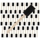 thumbnail image 1 of Juego de pinceles de pintura U.S. Art Supply, esponja de espuma con mango de madera de 1 cm, 1 of 6