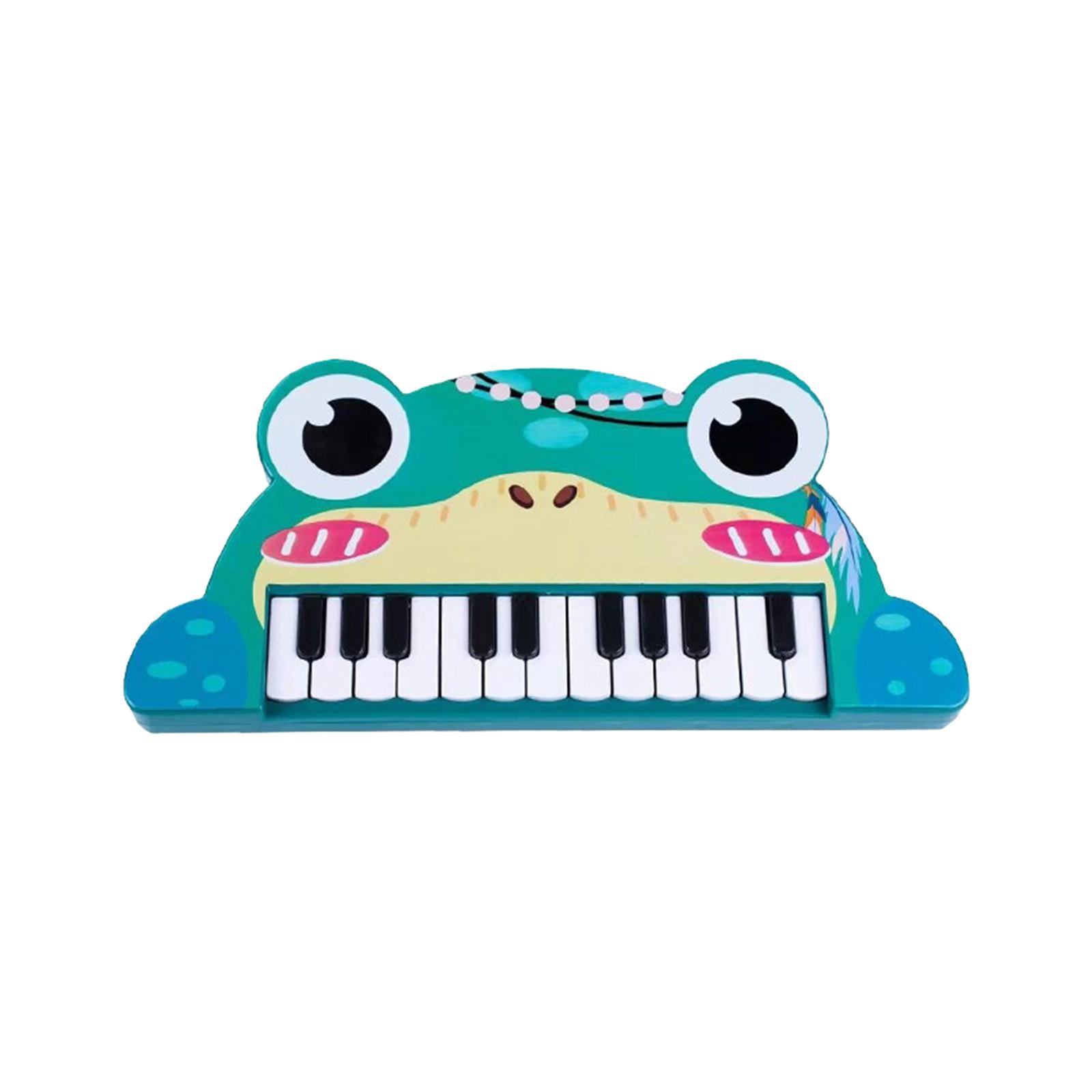 Magideal - Órgano Electrónico 22 Teclas Piano Portátil Bebé Piano Juguete Animales Piano Teclado Juguete Para Niños Niñas De 1 A 6 Años Regalos De Cumpleaños , Rana