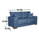 thumbnail image 5 of Sofa Versa 2 Cuerpos Tela Azul, 5 of 5