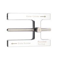 Magideal - Herrajes De Montaje Genéricos Para Distancia De Frenado Ajustable Del Pedal De Freno Herramienta De Ajuste De Varilla De Empuje Del Servofreno De