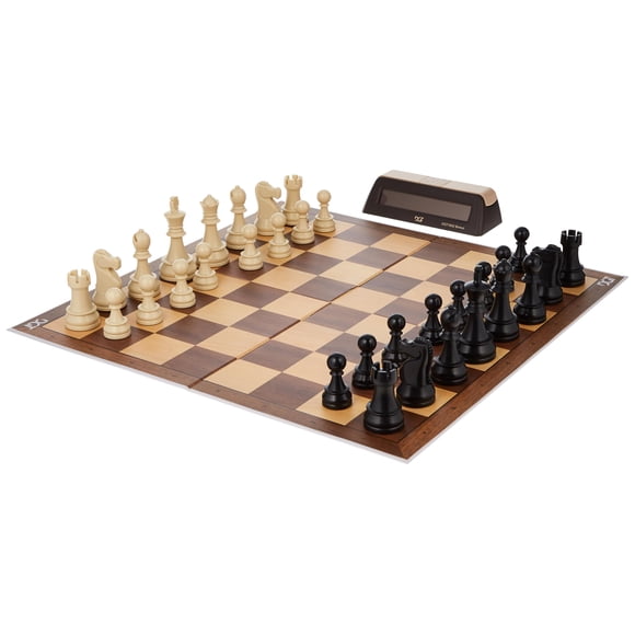 Set de Ajedrez DGT Starter Box Tablero Plegable Rey 86 mm Temporizador