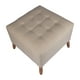 thumbnail image 3 of Pouf Alejandro Diseño Beige Cordillera 54x54x44 cm, 3 of 3