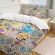 thumbnail image 1 of Happy Vacation Cars Lightning Mcqueen Comforter Set Soft 3 Pcs Twin Bedding Sets Thicken for All Season, 1 of 5
