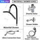 thumbnail image 1 of Hair Wash Head Massage Spa Therapy Bending Waterfall Shower for Shampoo Bowl Basin Hair Station Beauty Salon Supply, 1 of 3