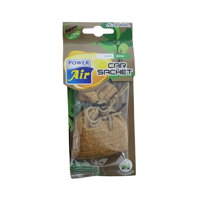 Aromatizador Vehiculo Power Air Car Sachet Aroma Lemon Grass Green