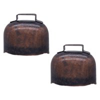 Ioensy - Campanas Decorativas Pequeñas De Estilo Antiguo De 2 Piezas Para Ganado, Caballo Y Perro