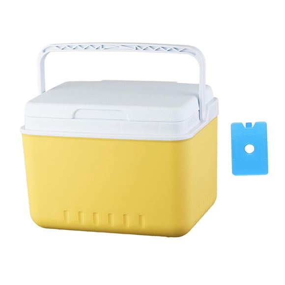 Nevera portátil con aislamiento para acampar, estuche de almacenamiento multifuncional, rígida, a prueba de fugas, para barbacoa, camping, playa, picn 5L