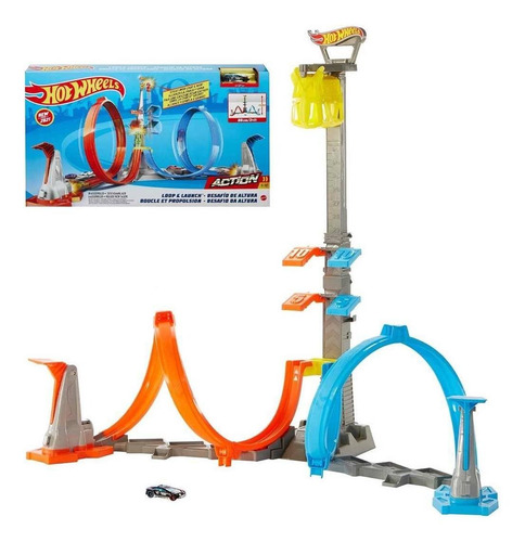 Hot Wheels - Pista De Carrera Desafío De Altura.