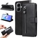 thumbnail image 5 of Funda con Cremallera para Infinix smart 10 4G, Carcasa Cartera de Cuero PU con Soporte y Tarjetero, 5 of 5