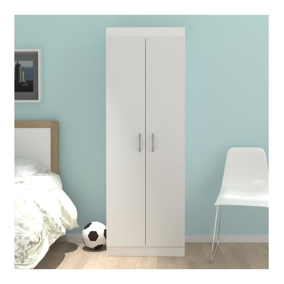Closet 2 Puertas 60x39.5x175 Cms Blanco