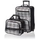 thumbnail image 1 of Juego de equipaje Rockland Fashion Softside Upright de 2 piezas negro, 1 of 6