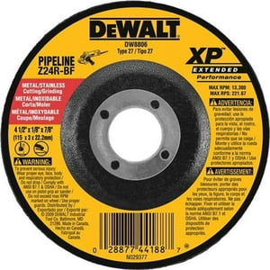 Dewalt - Muela Abrasiva Dw8806 Extended Performance 115 Mm