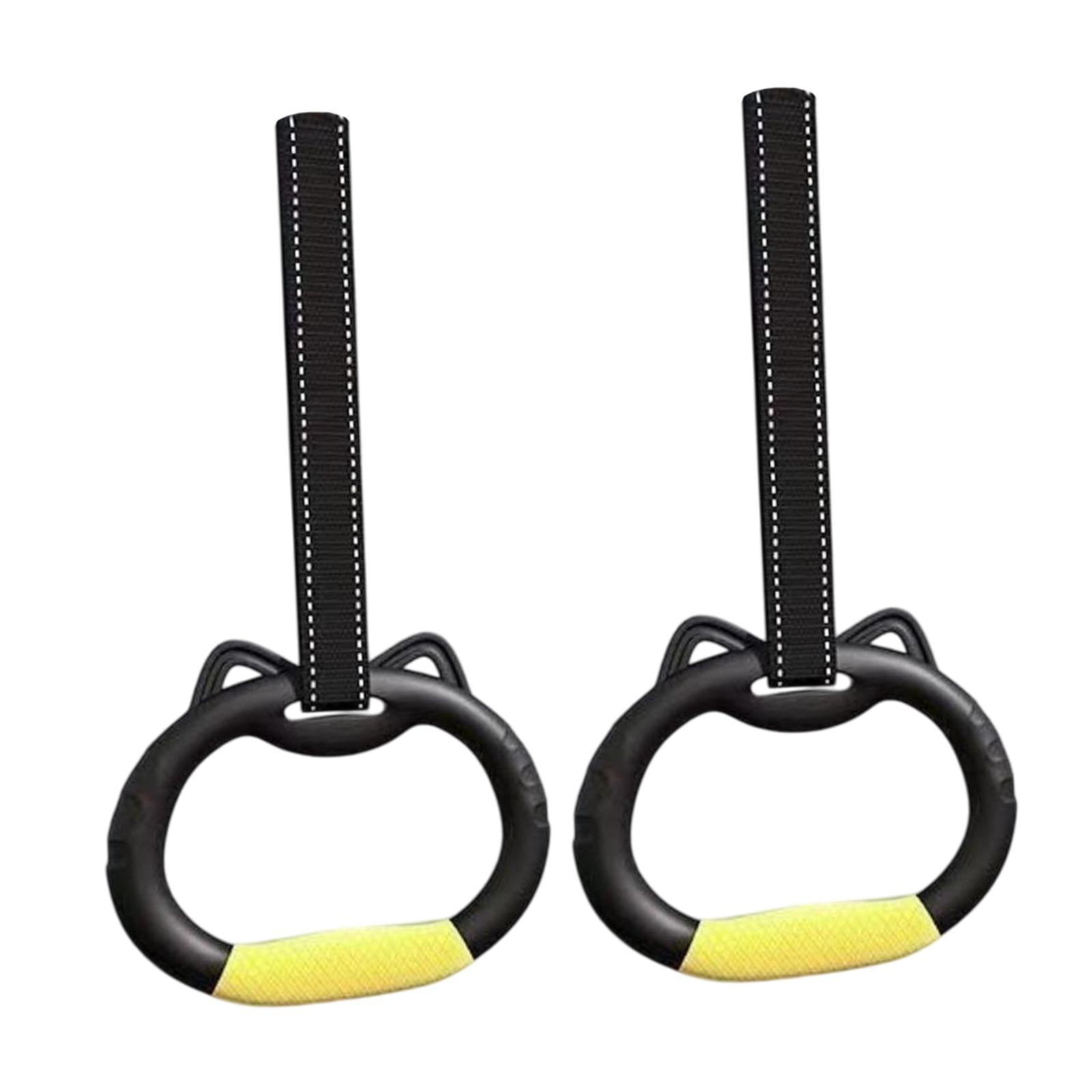 Magideal - 2 Piezas De Gimnasia, Los Anillos De Fitness Cuelgan, Con Correas, Anillos De Práctica De Extracción, Para El Entrenamiento De Hombros En El Cuerpo De