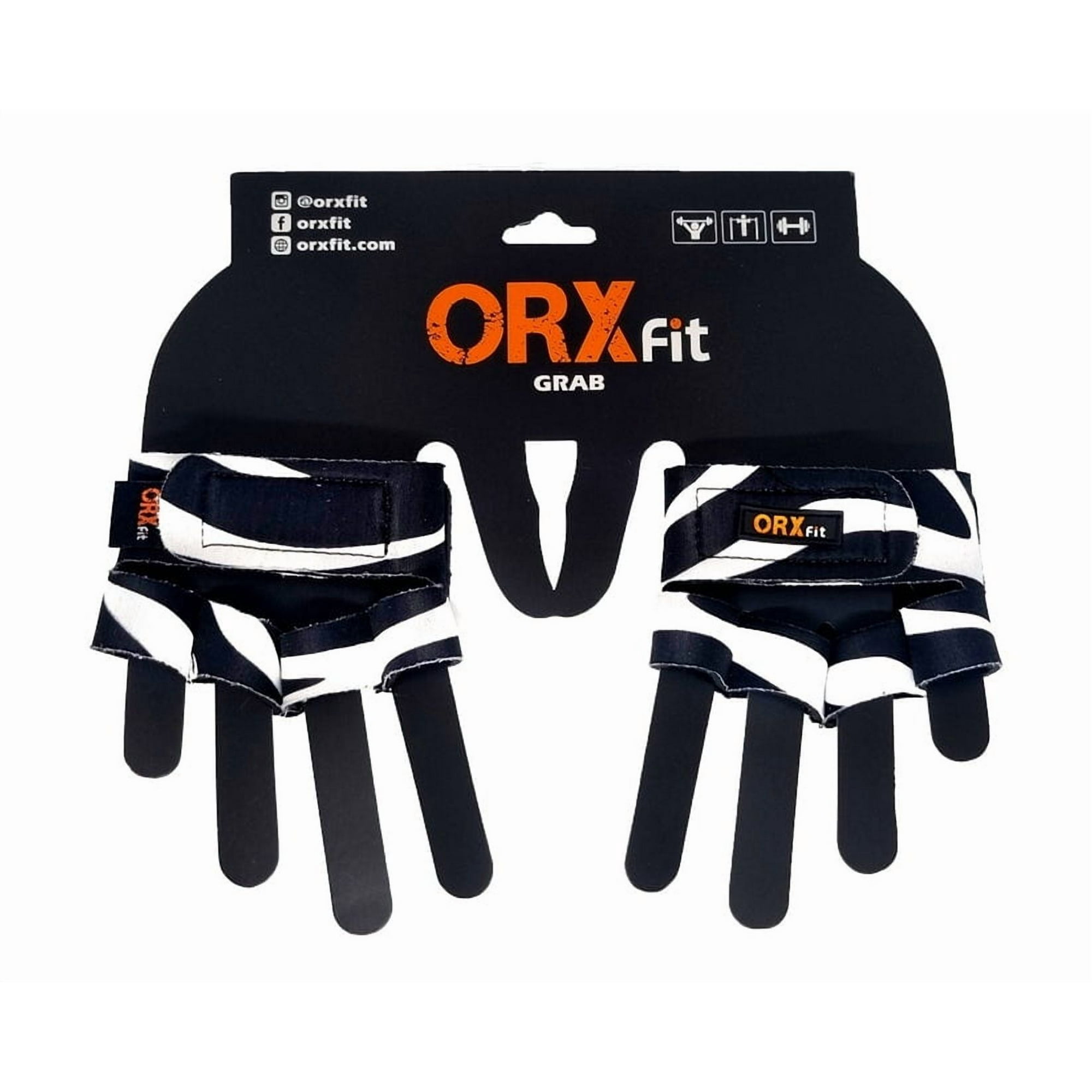 Orxfit - Guantes Para Pesas Grabs Zebra -