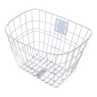 Magideal - Cesta Del Manillar Cesta Delantera De La Bicicleta Cesta Del Marco De La Bicicleta Cesta De La Bicicleta De Viaje Ligera Cesta De La Bicicleta Para La Blanco