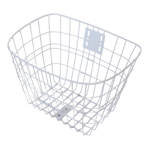 Magideal - Cesta Del Manillar Cesta Delantera De La Bicicleta Cesta Del Marco De La Bicicleta Cesta De La Bicicleta De Viaje Ligera Cesta De La Bicicleta Para La Blanco