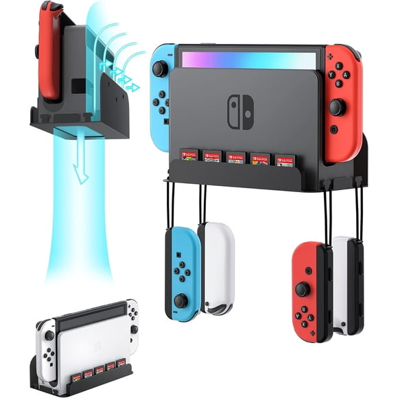 Soporte de pared metálico para Nintendo Switch y Switch OLED
