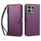 thumbnail image 1 of Funda Tipo Billetera para Motorola Moto Edge 50 pro 5G con Soporte y Bolsillo con Cierre Violeta intenso, 1 of 1