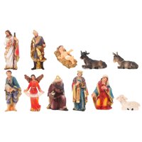 Bothyi - 11 Piezas De Figuras De Belén, Decoraciones Artísticas Para El Hogar Y La Oficina