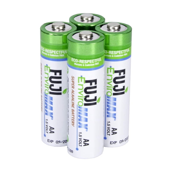 Batería Fuji Enviromax Súper Digital Alcalina AA 1.5V Paquete de 4